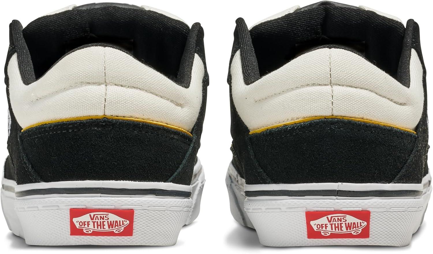 imageVans Mens Chukka Push ShoesChunky Check Lace BlackWhiteYellow