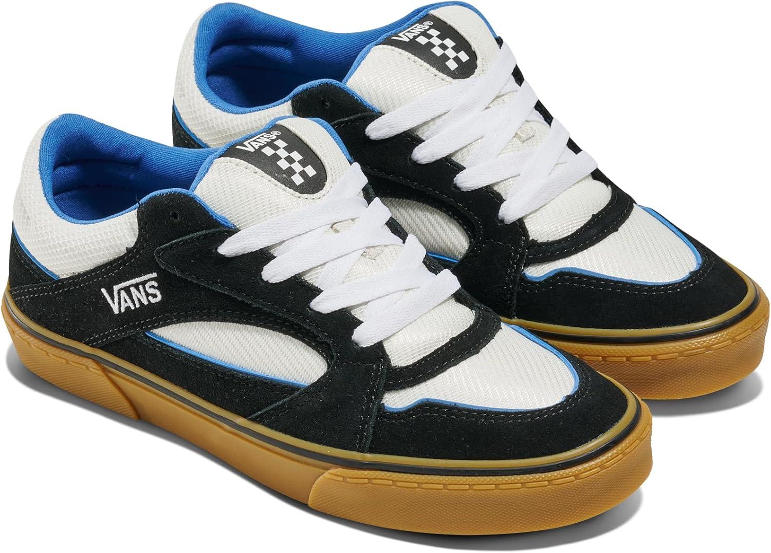 imageVans Mens Chukka Push ShoesGum BlackWhite Mesh