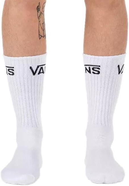 imageVans Unisex Adult Classic Crew Rox SocksWhite