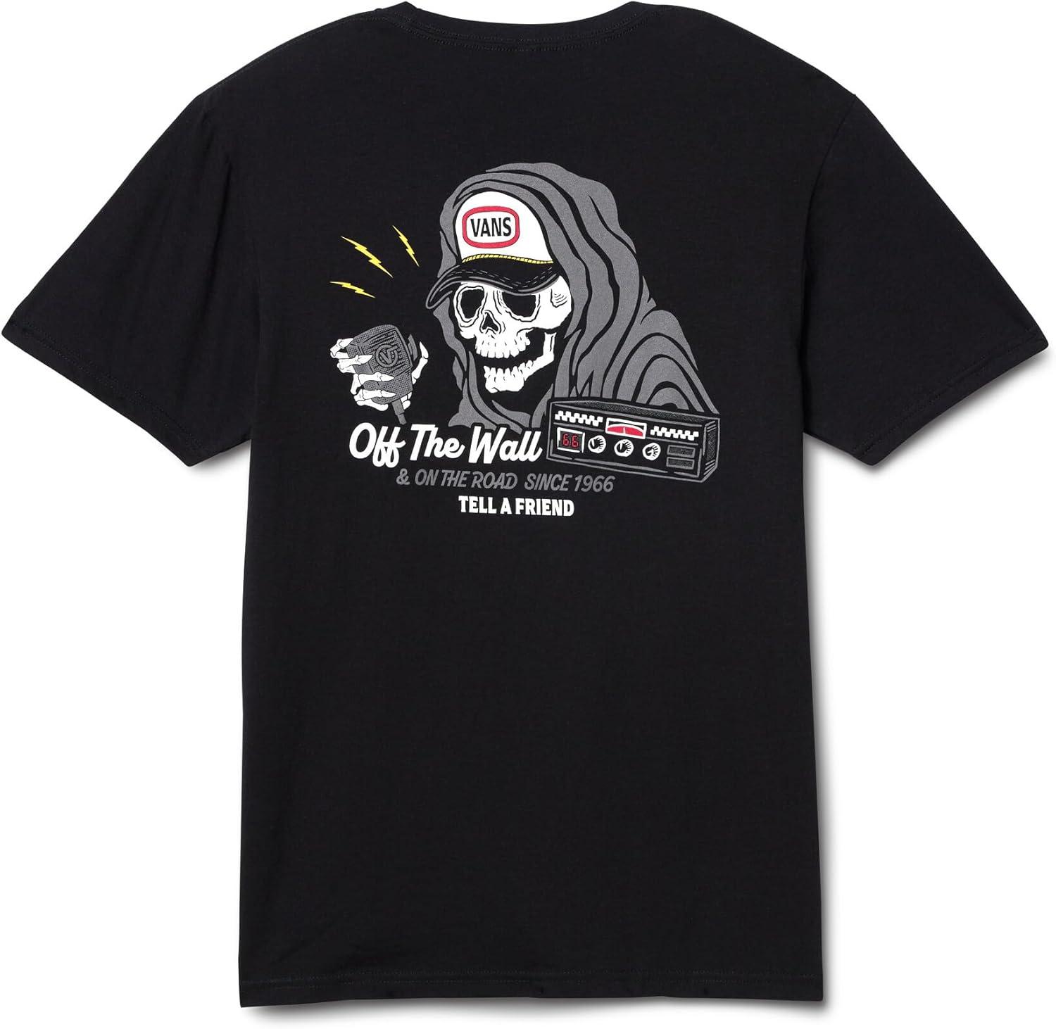 imageVans Unisex Adult On the Road ShortSleeve TShirtBlack