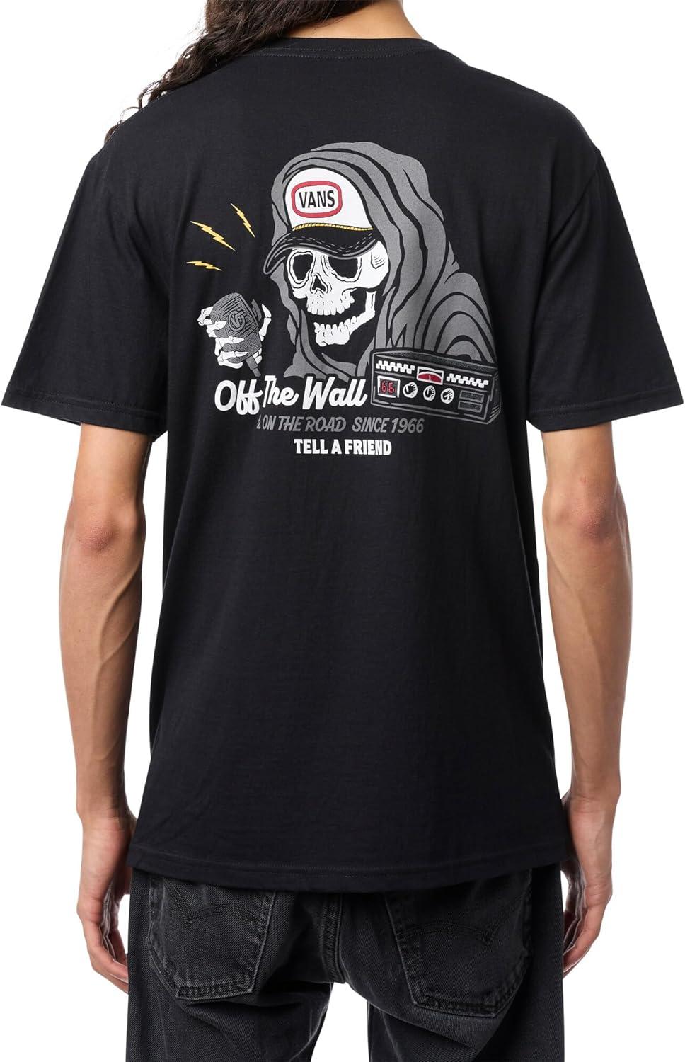 imageVans Unisex Adult On the Road ShortSleeve TShirtBlack