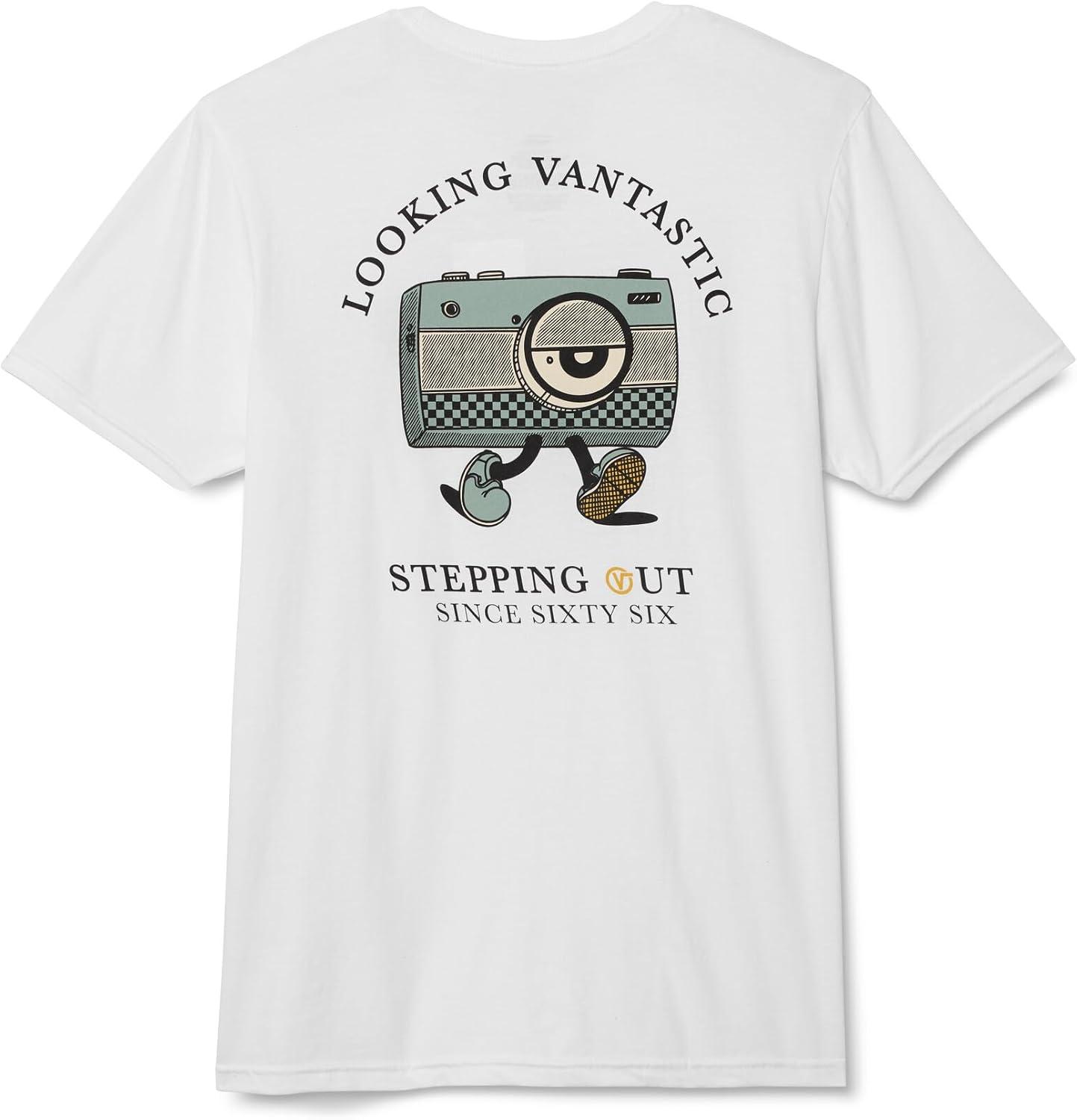 imageVans Unisex Adult Stepping Out ShortSleeve ShirtWhite