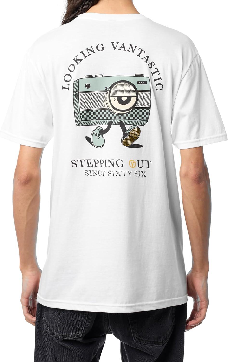 imageVans Unisex Adult Stepping Out ShortSleeve ShirtWhite