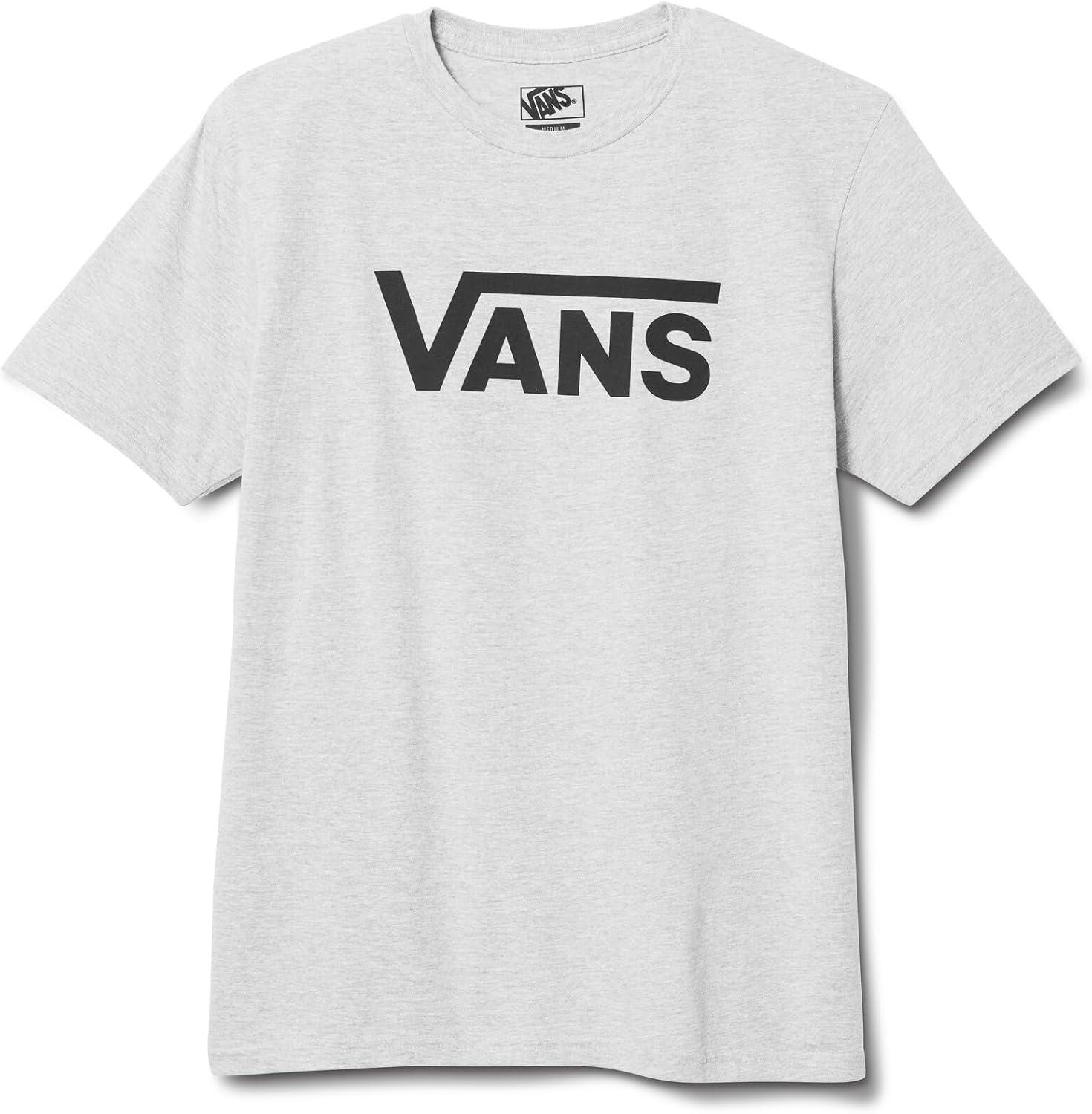 imageVans UnisexAdult Classic Drop V ShortSleeve CrewAthletic Heather