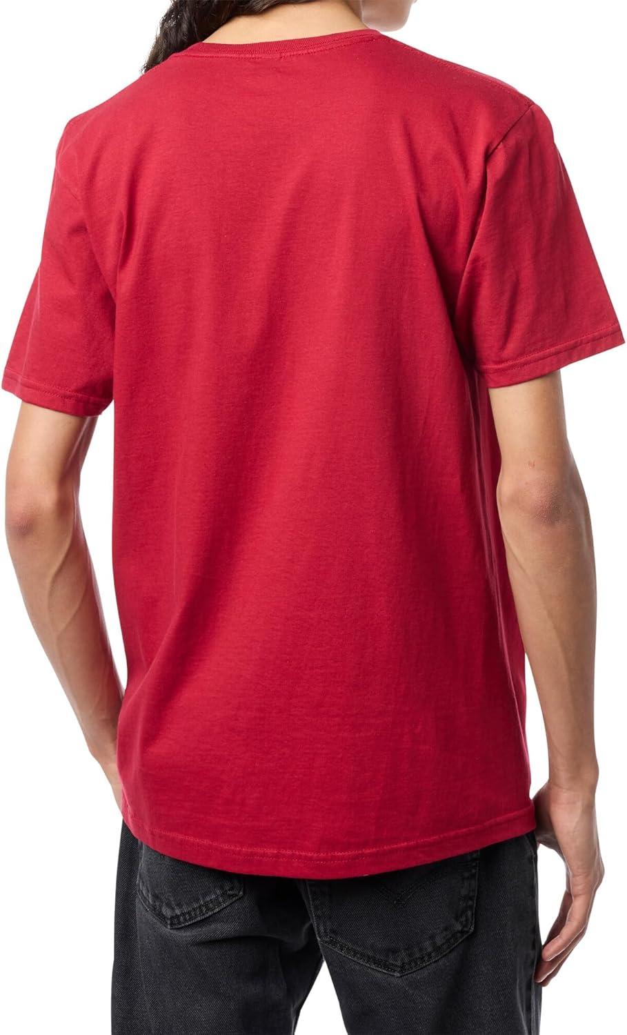imageVans UnisexAdult Classic Drop V ShortSleeve CrewCardinalNavy