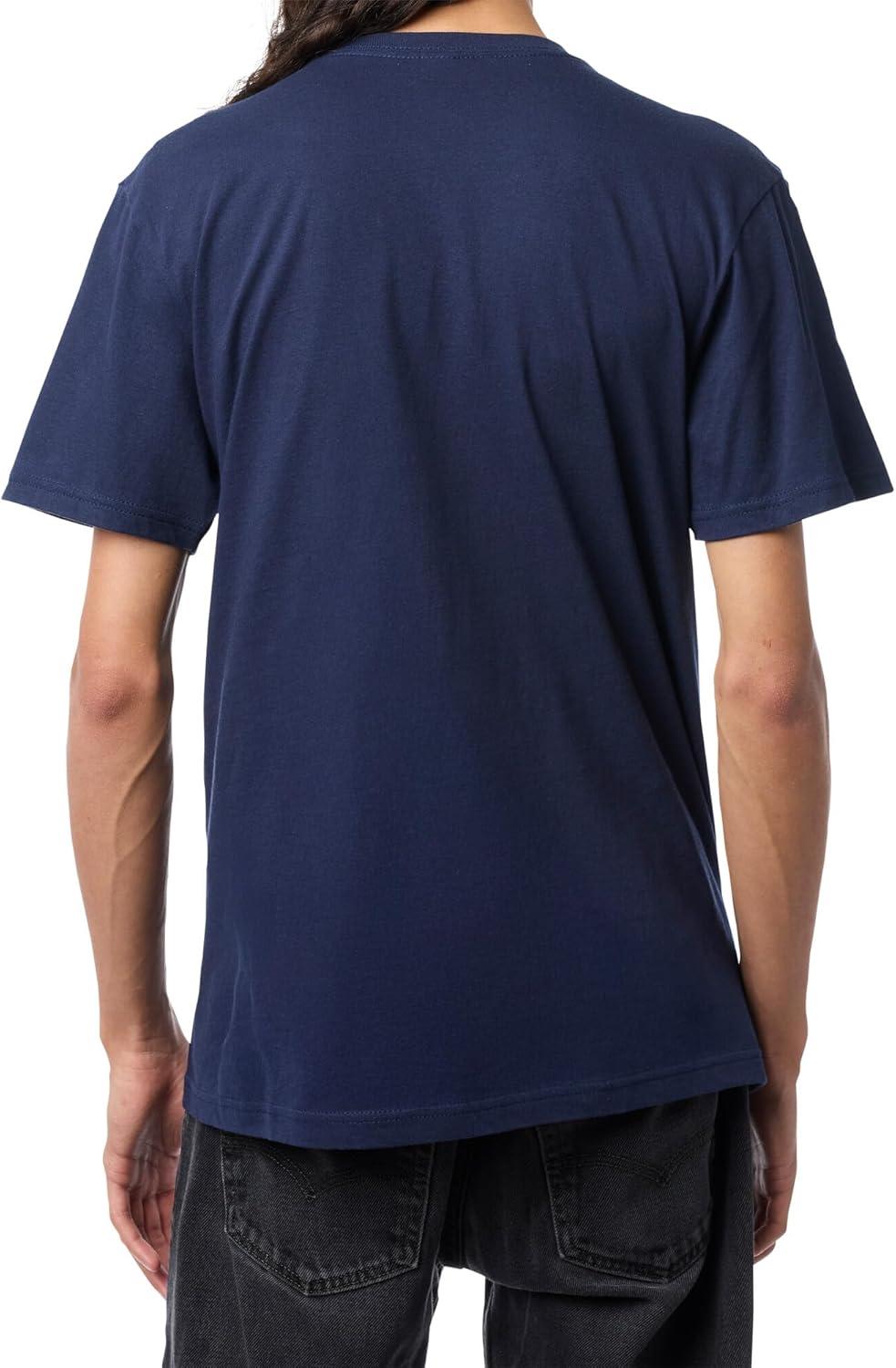 imageVans UnisexAdult Classic Drop V ShortSleeve CrewNavyWhite