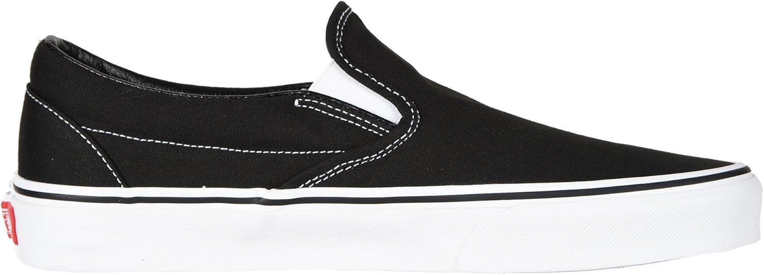 imageVans UnisexAdult Classic Slip onBlack White