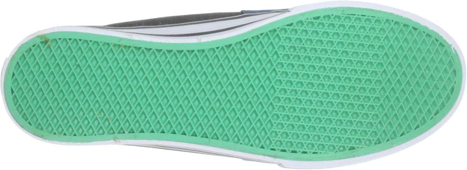 imageVans UnisexAdult Classic Slip onGris Plaid Grey Turquoise