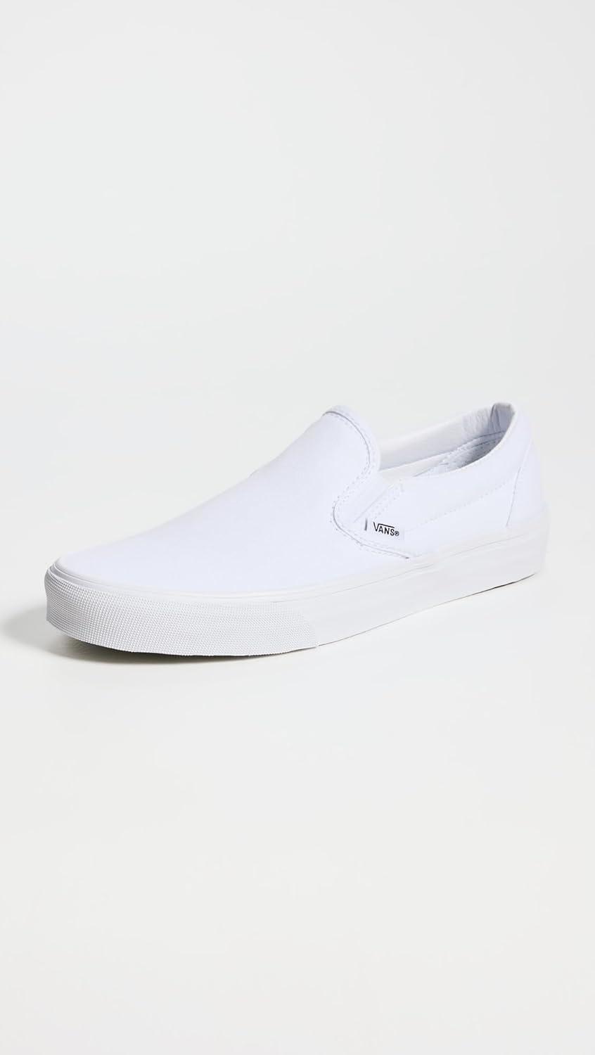 imageVans UnisexAdult Classic Slip onTrue White