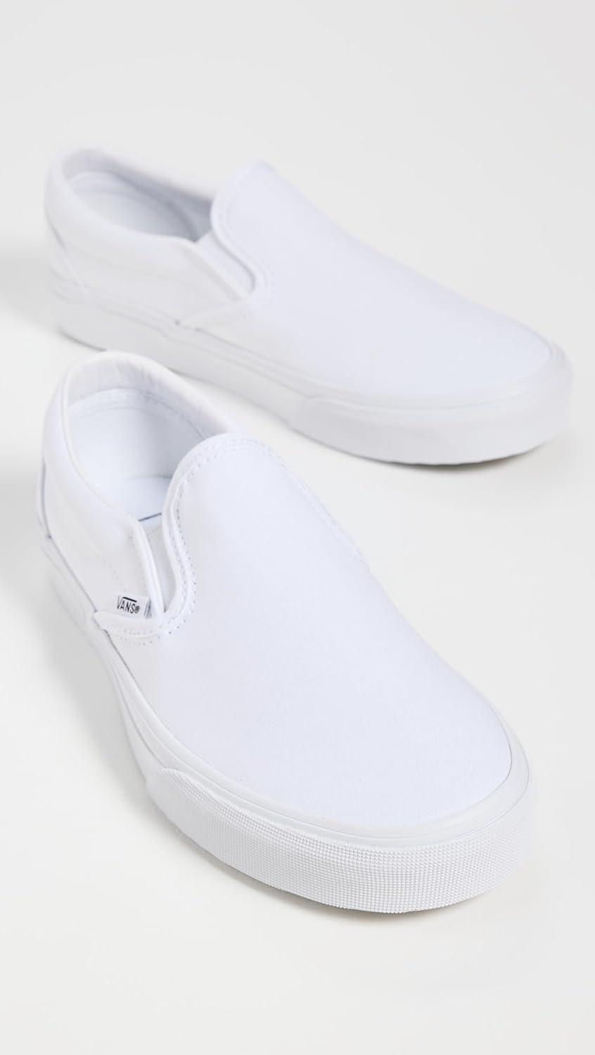 imageVans UnisexAdult Classic Slip onTrue White