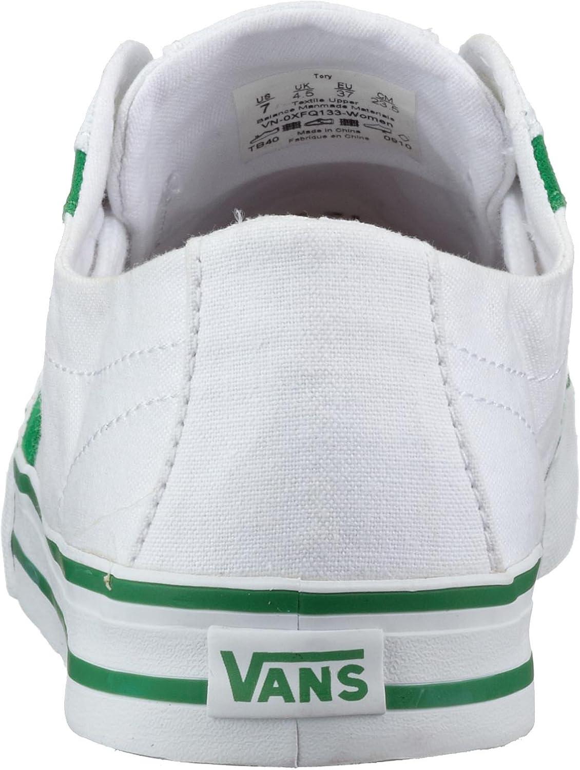imageVans UnisexAdult Classic Slip onTrue White Green