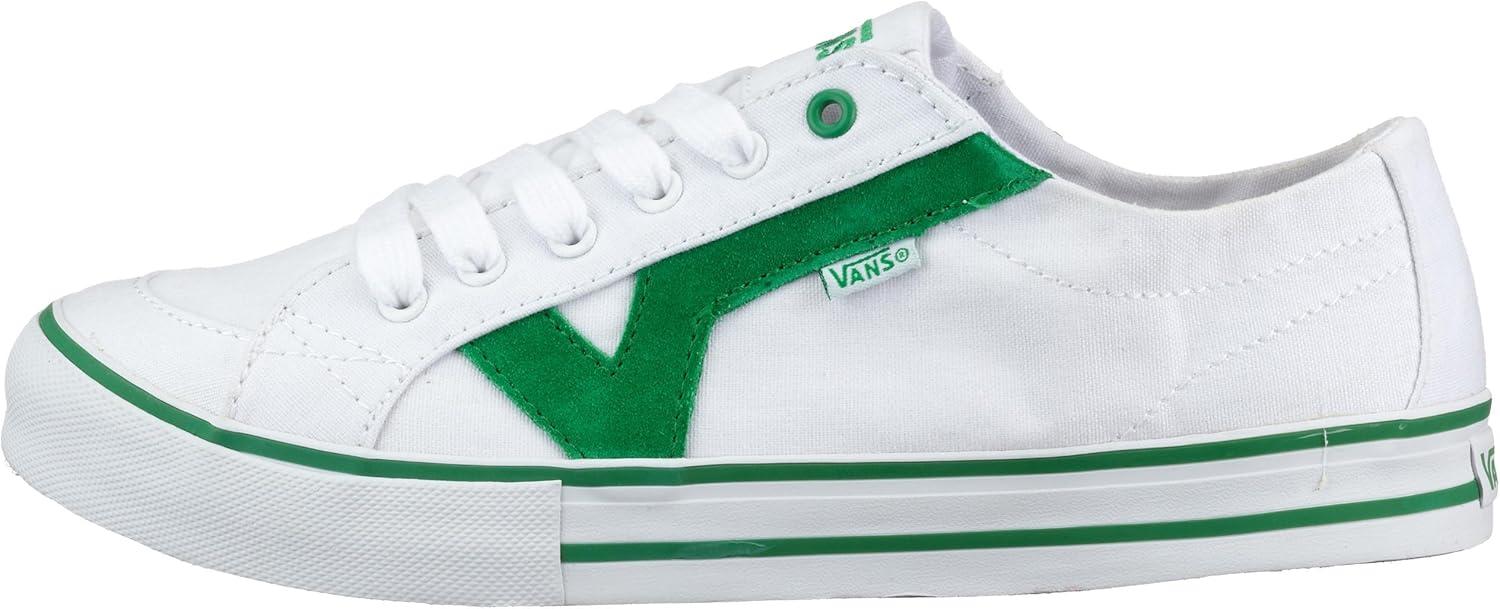 imageVans UnisexAdult Classic Slip onTrue White Green