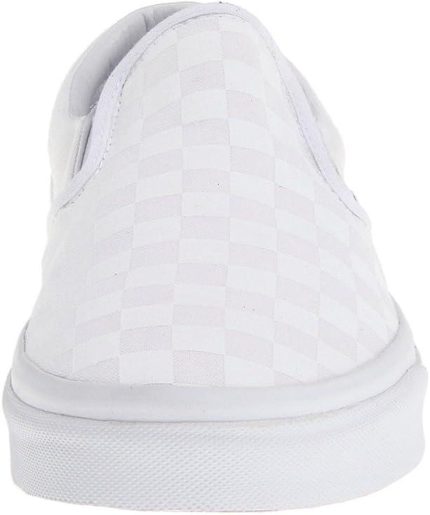 imageVans UnisexAdult Classic Slip onWhite Checkerboard