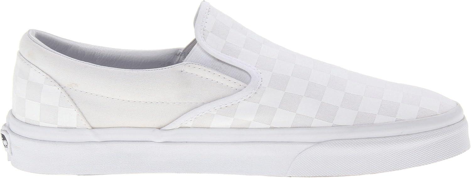 imageVans UnisexAdult Classic Slip onWhite Checkerboard