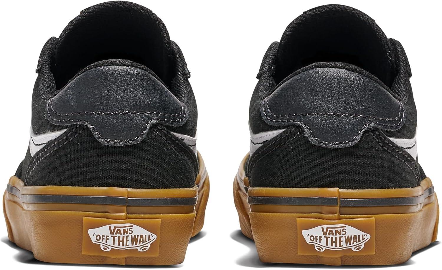 imageVans UnisexChild Brooklyn Ls Low Top ShoeCanvas BlackGum