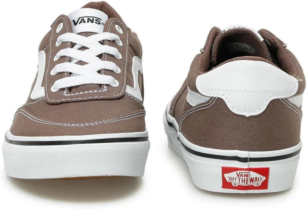 imageVans UnisexChild Brooklyn Ls Low Top ShoeCanvas Deep Taupe
