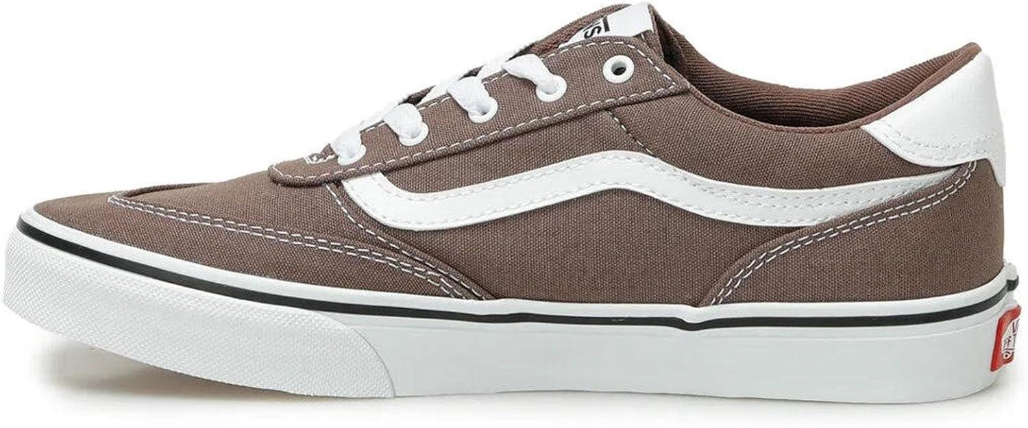 imageVans UnisexChild Brooklyn Ls Low Top ShoeCanvas Deep Taupe
