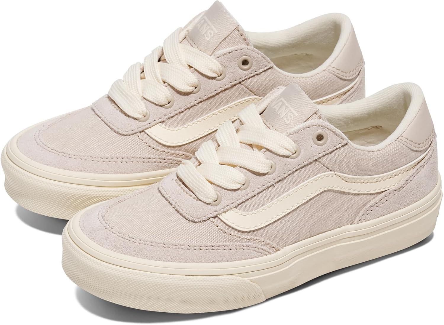 imageVans UnisexChild Brooklyn Ls Low Top ShoeChunky Lace Taupe Mist