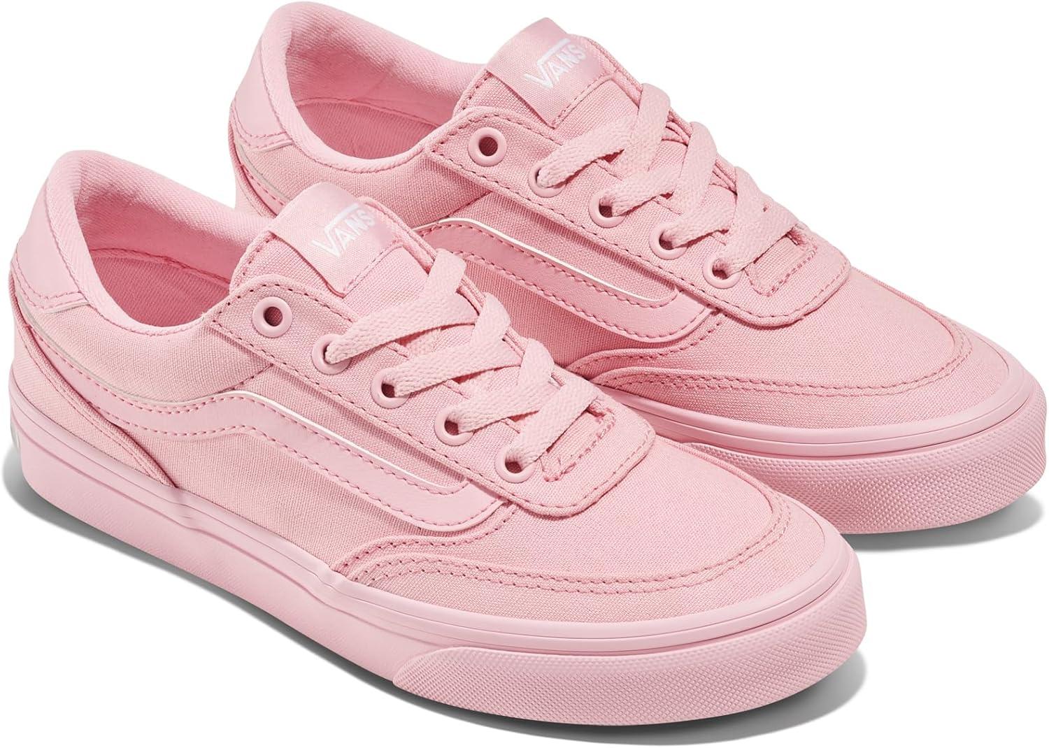 imageVans UnisexChild Brooklyn Ls Low Top ShoeColor Drenched Coral Blush