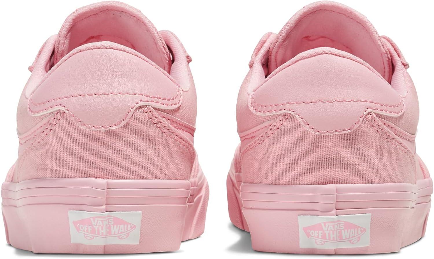 imageVans UnisexChild Brooklyn Ls Low Top ShoeColor Drenched Coral Blush