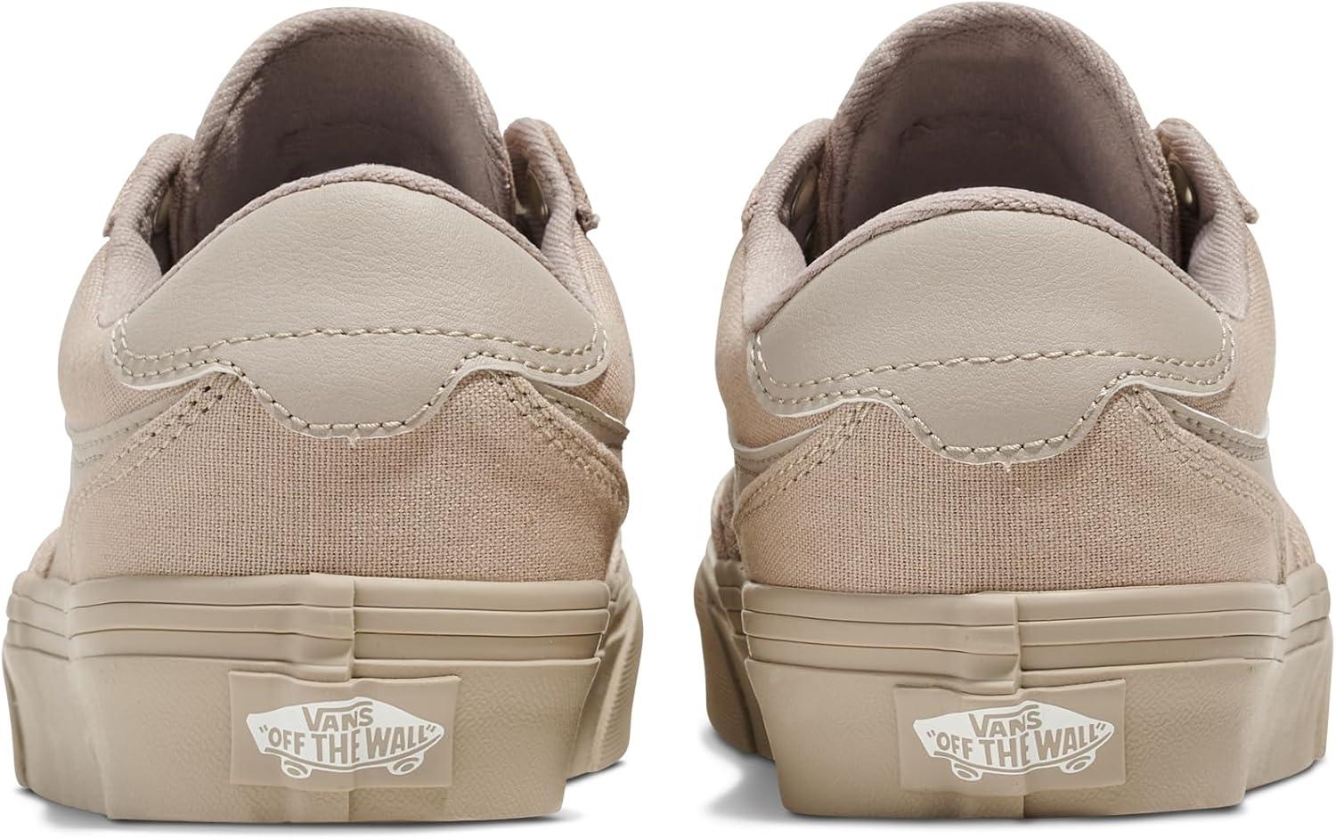 imageVans UnisexChild Brooklyn Ls Low Top ShoeColor Drenched Mushroom
