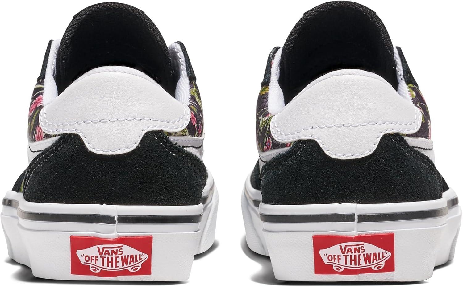 imageVans UnisexChild Brooklyn Ls Low Top ShoeDark Floral Black