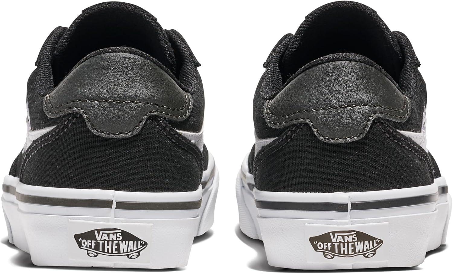 imageVans UnisexChild Brooklyn Ls Low Top ShoeEmbroidery Black