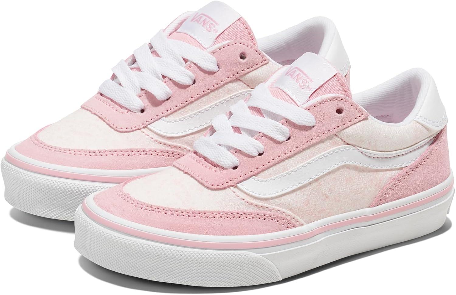 imageVans UnisexChild Brooklyn Ls Low Top ShoeGrunge Wash Coral Blush