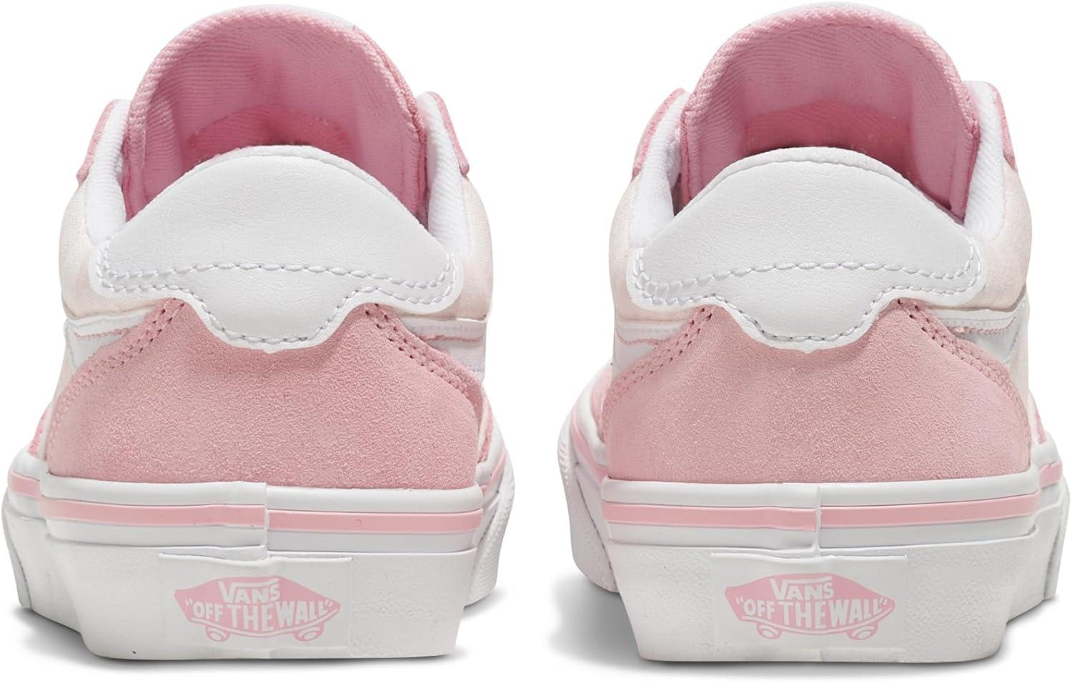 imageVans UnisexChild Brooklyn Ls Low Top ShoeGrunge Wash Coral Blush