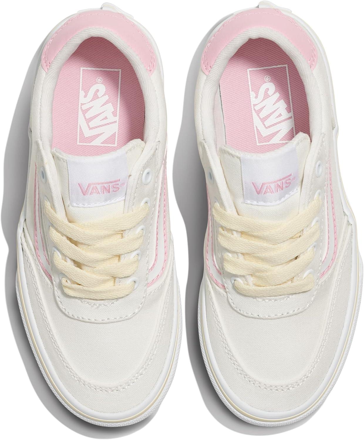 imageVans UnisexChild Brooklyn Ls Low Top ShoePastel Pop Blanc De Blanc