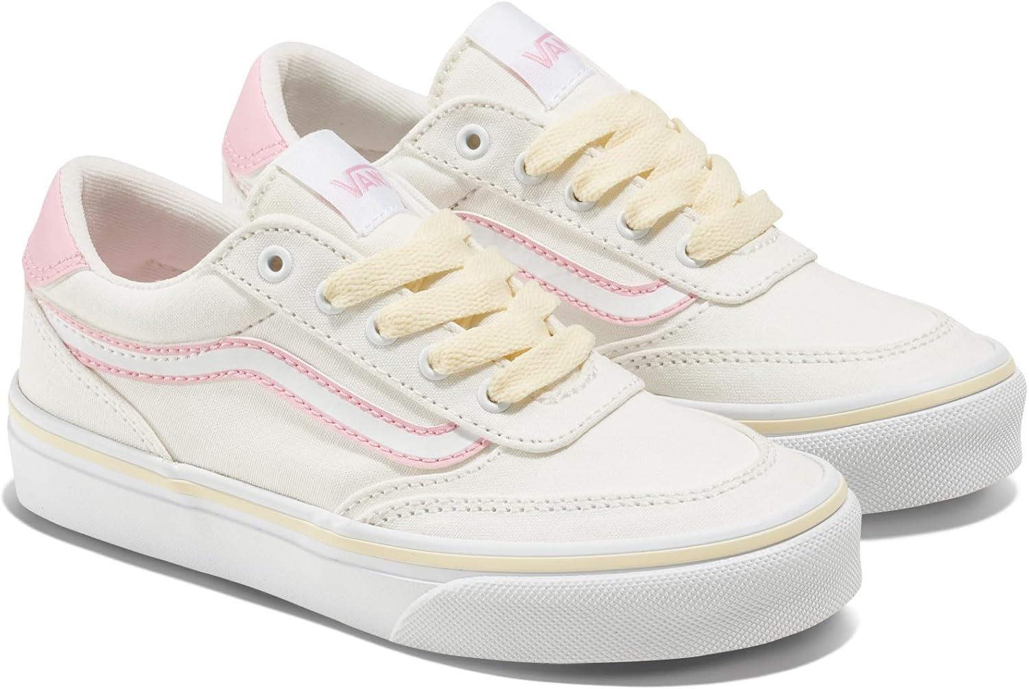 imageVans UnisexChild Brooklyn Ls Low Top ShoePastel Pop Blanc De Blanc