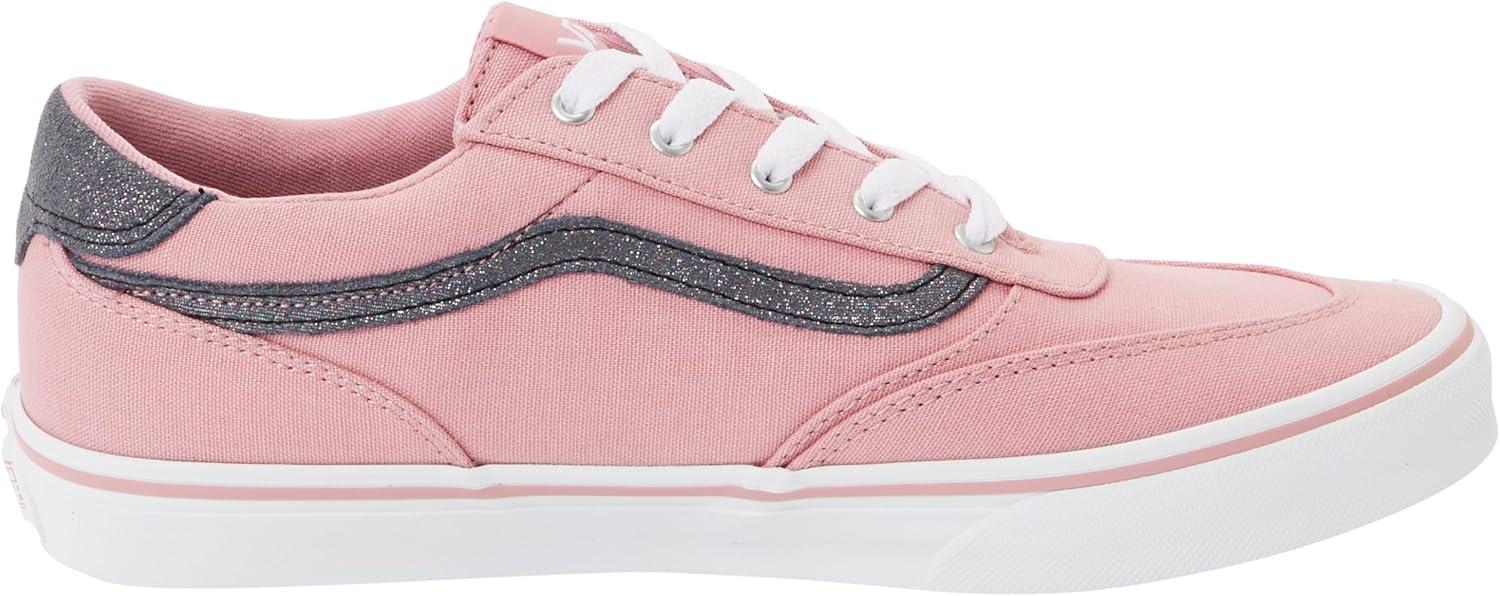 imageVans UnisexChild Brooklyn Ls Low Top ShoeShimmer Pink