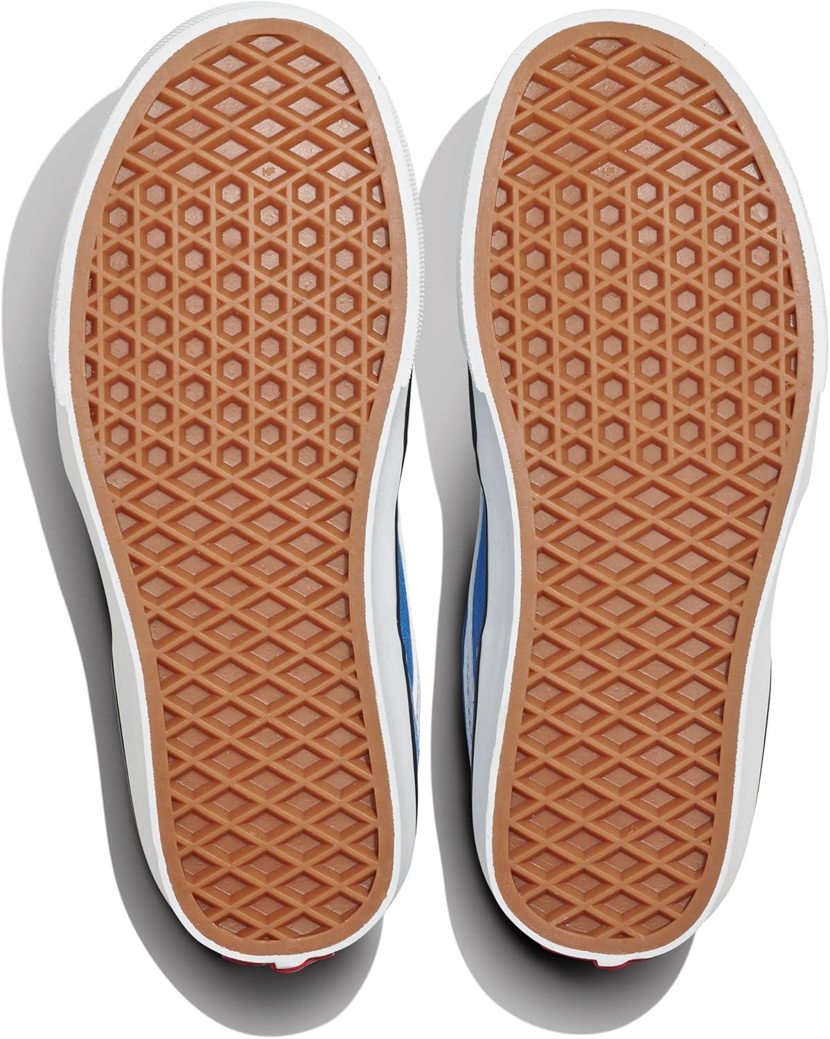 imageVans UnisexChild Brooklyn Ls Low Top ShoeSuedeCanvas Vintage Cobalt