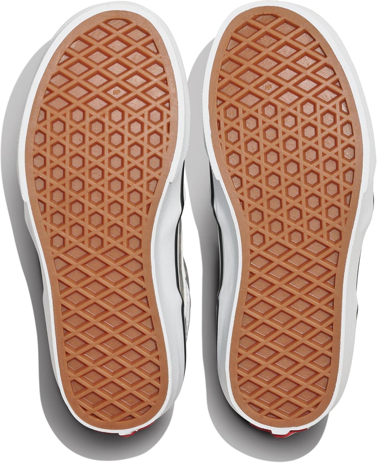imageVans UnisexChild Brooklyn Ls Low Top ShoeTonal Check Pewter