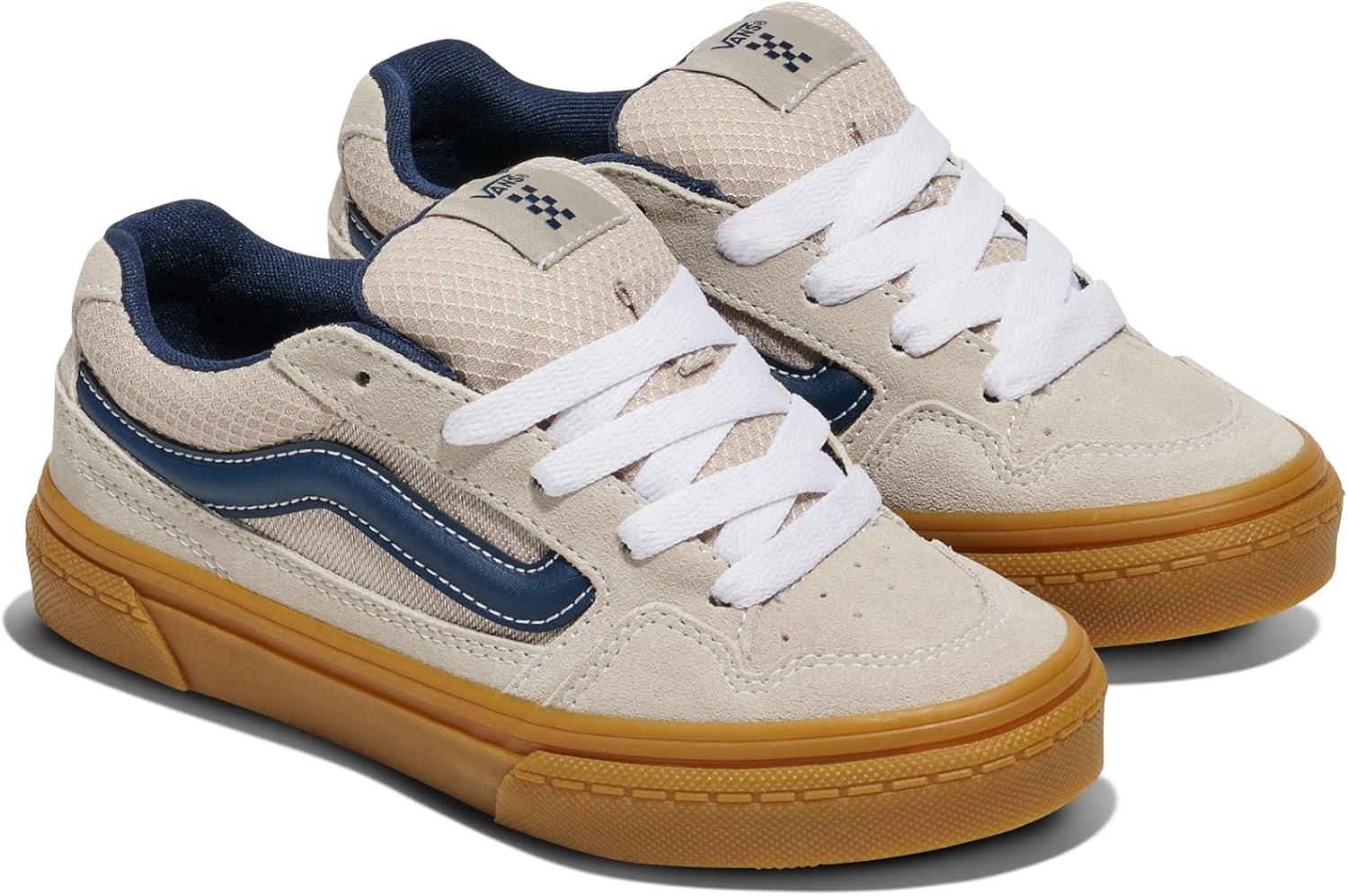 imageVans UnisexChild Caldrone Low Top ShoeGum Pop Dress Blues