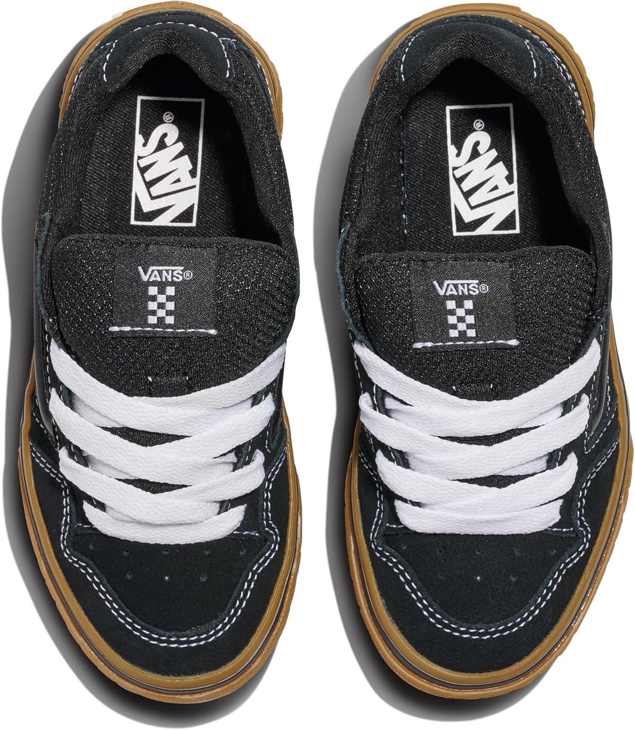 imageVans UnisexChild Caldrone Low Top ShoeSuede Mesh BlackGum