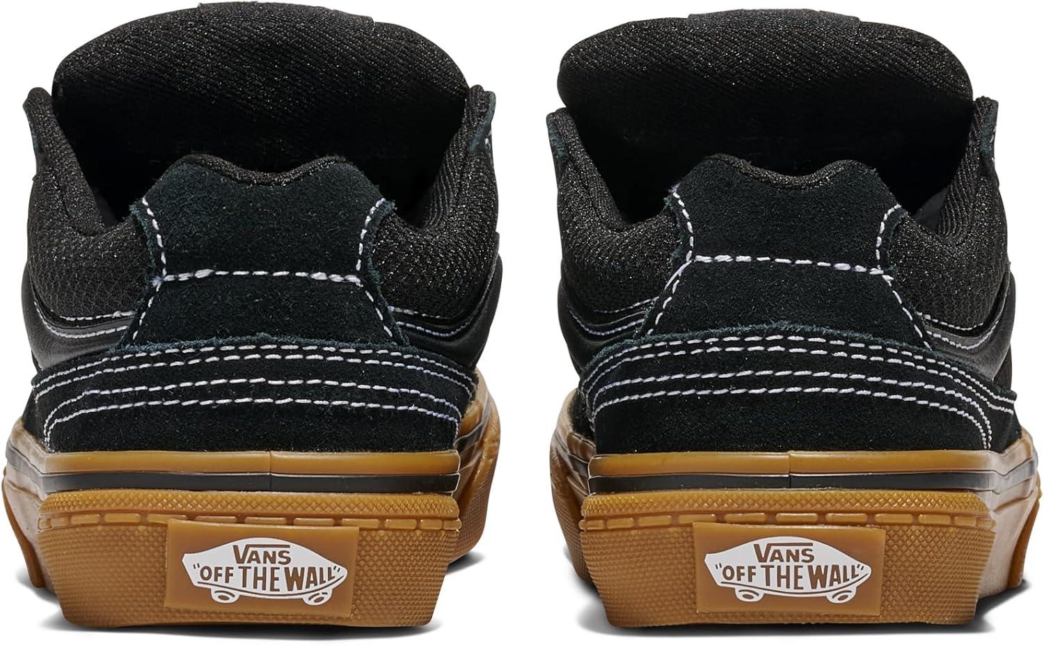 imageVans UnisexChild Caldrone Low Top ShoeSuede Mesh BlackGum