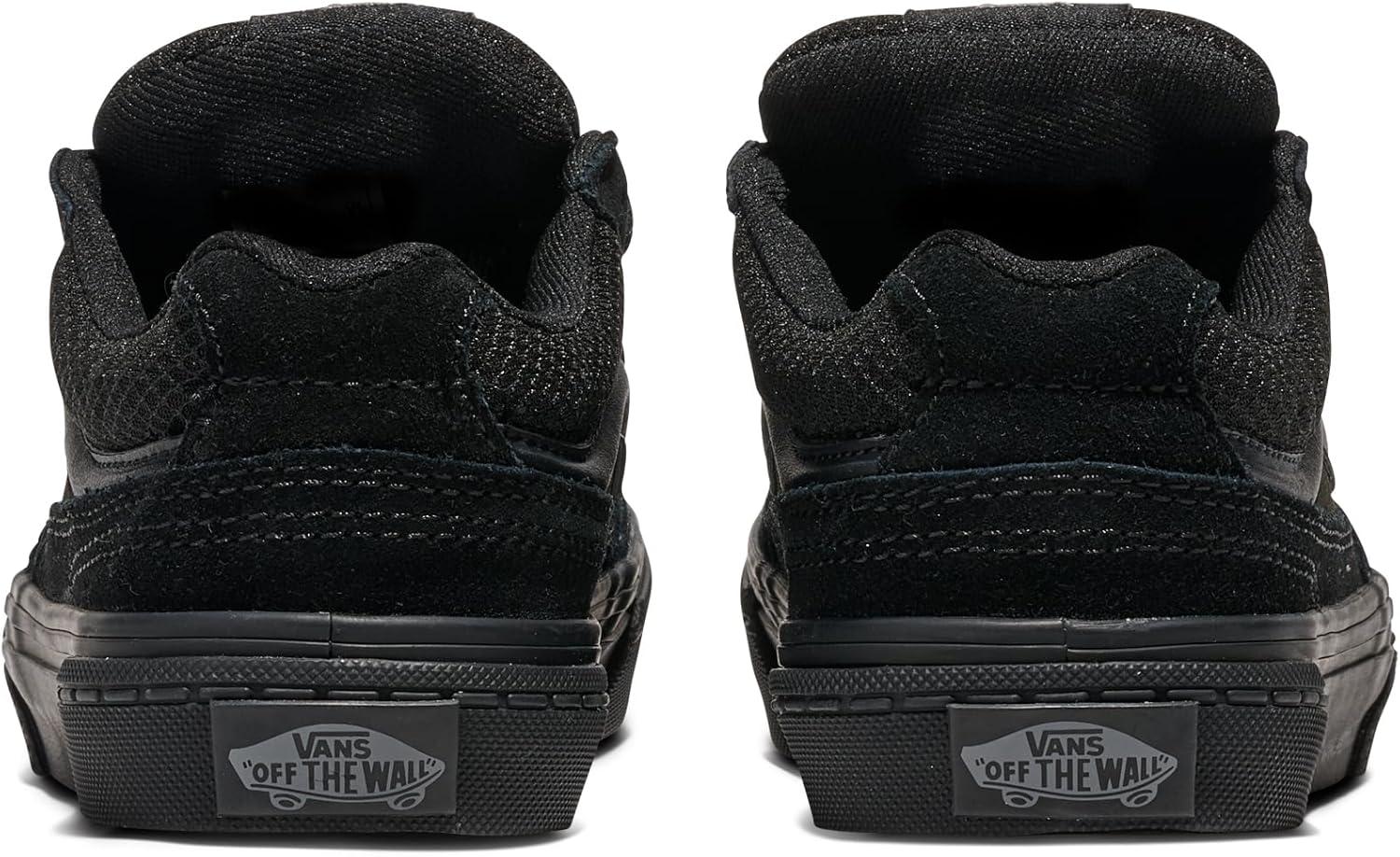 imageVans UnisexChild Caldrone Low Top ShoeSuedeMesh BlackBlack