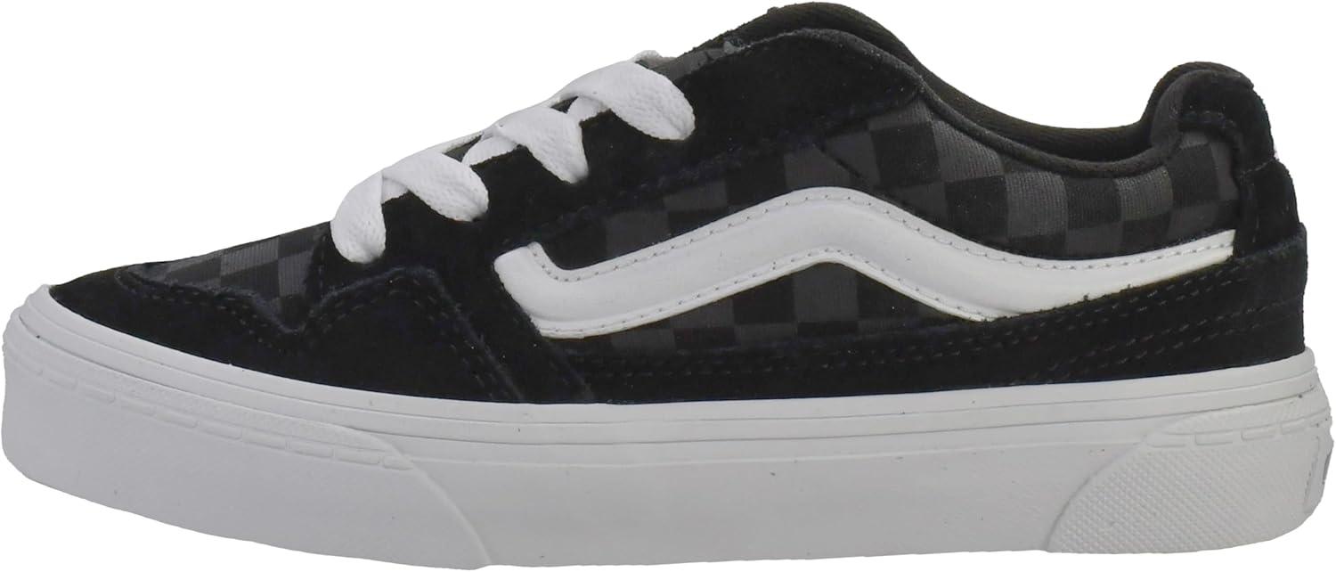 imageVans UnisexChild Caldrone Low Top ShoeTonal Check Black