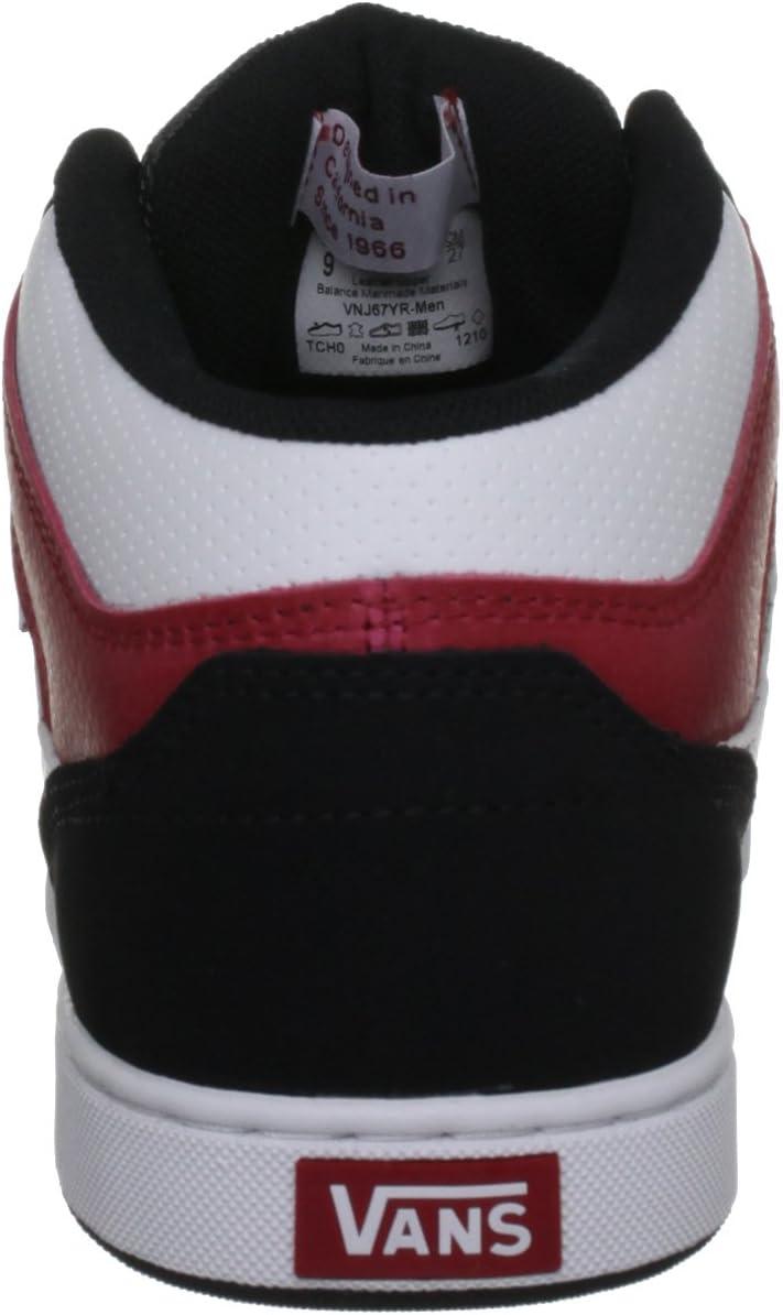 imageVans UnisexChild Hightop TrainersBlack Charcoal White Chili