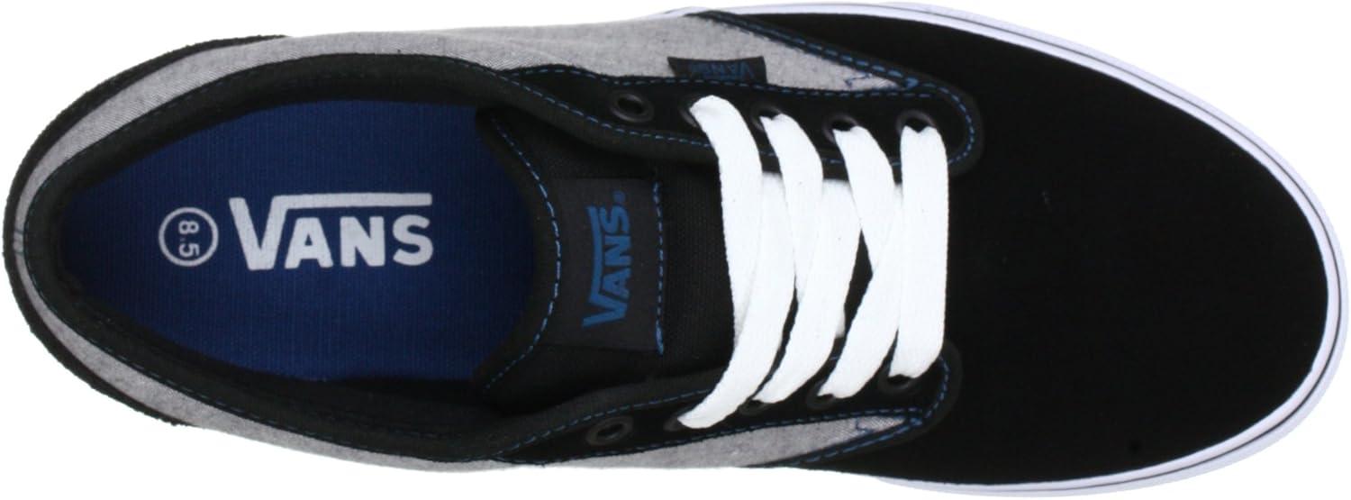 imageVans UnisexChild Hightop TrainersBlack Moroccan Blue