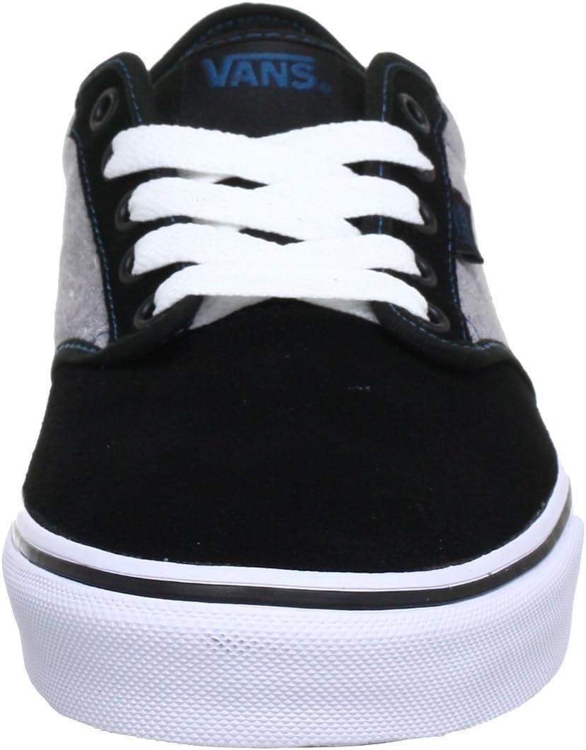 imageVans UnisexChild Hightop TrainersBlack Moroccan Blue