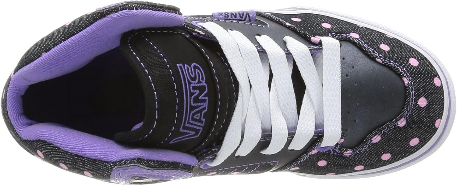 imageVans UnisexChild Hightop TrainersBlack Purple