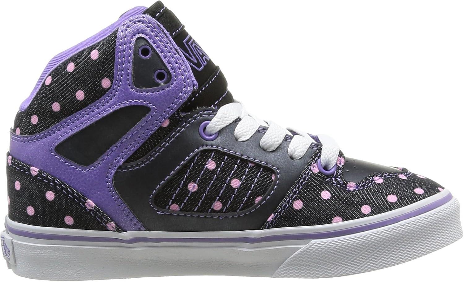 imageVans UnisexChild Hightop TrainersBlack Purple