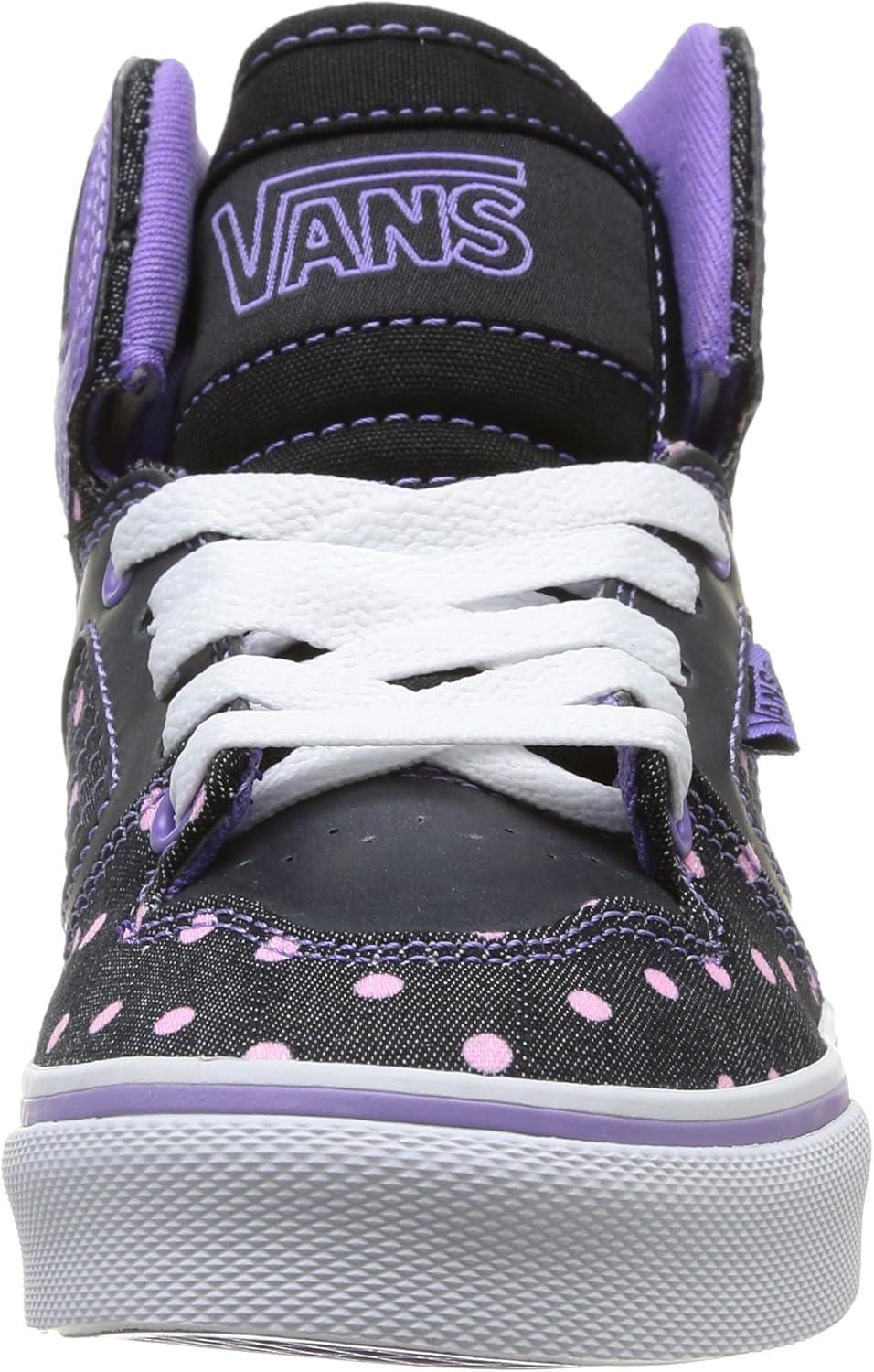 imageVans UnisexChild Hightop TrainersBlack Purple