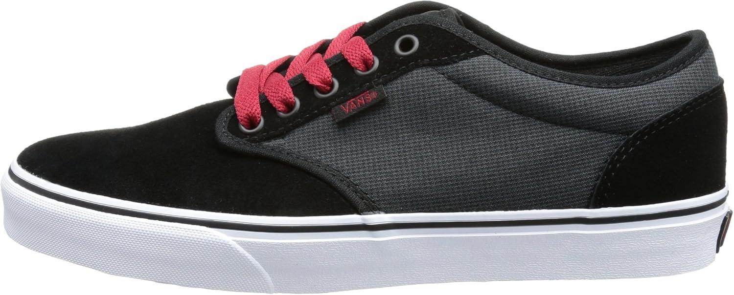 imageVans UnisexChild Hightop TrainersBlack Textile Black Grey Red