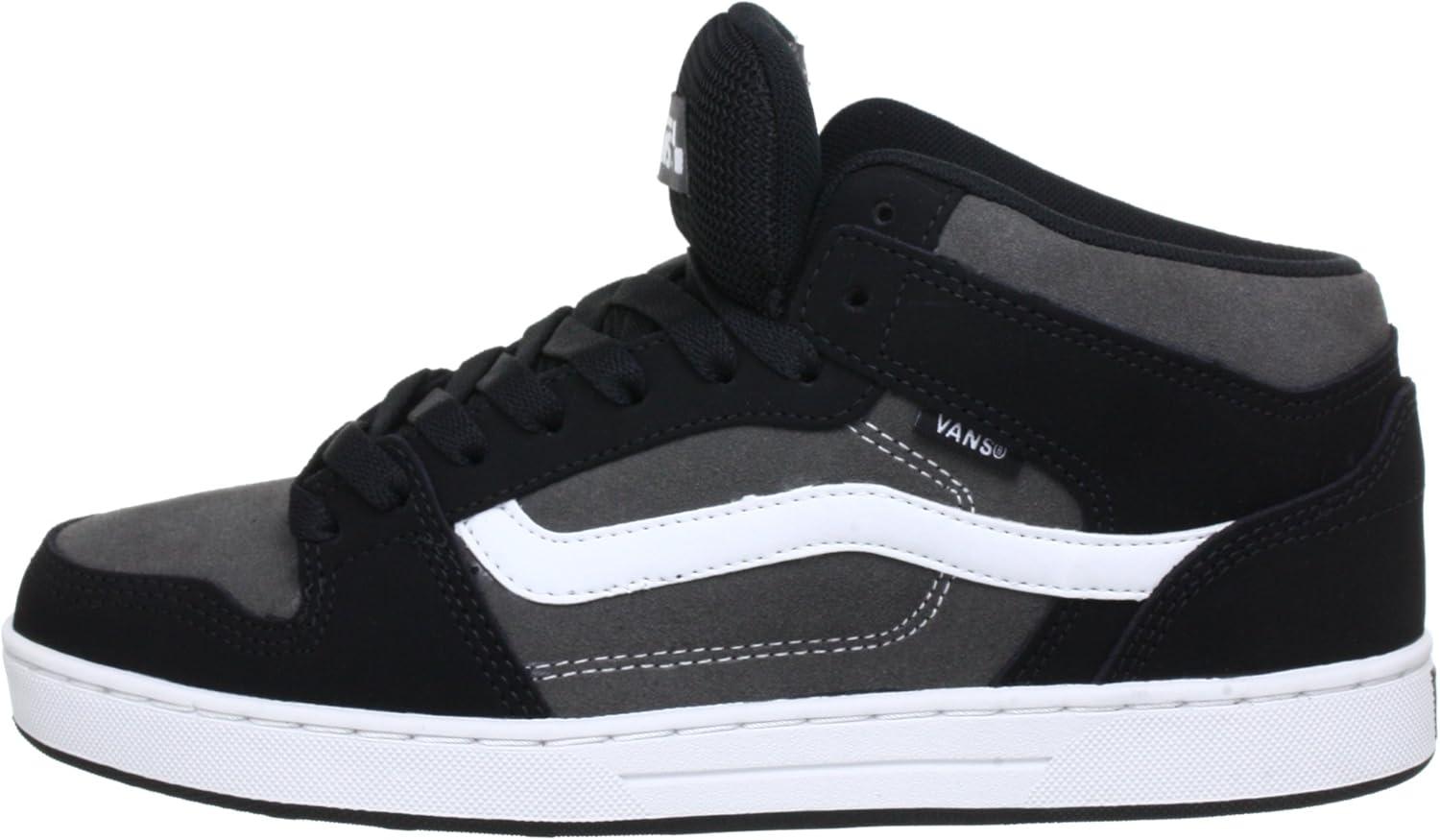 imageVans UnisexChild Hightop TrainersBlackDark GreyWhite