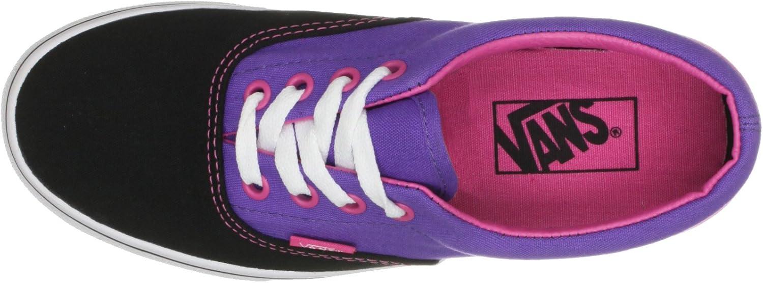 imageVans UnisexChild Hightop TrainersBlackPurplePink