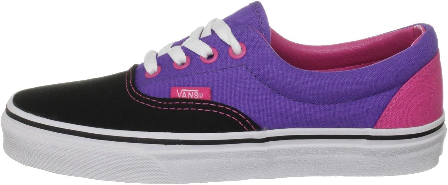 imageVans UnisexChild Hightop TrainersBlackPurplePink