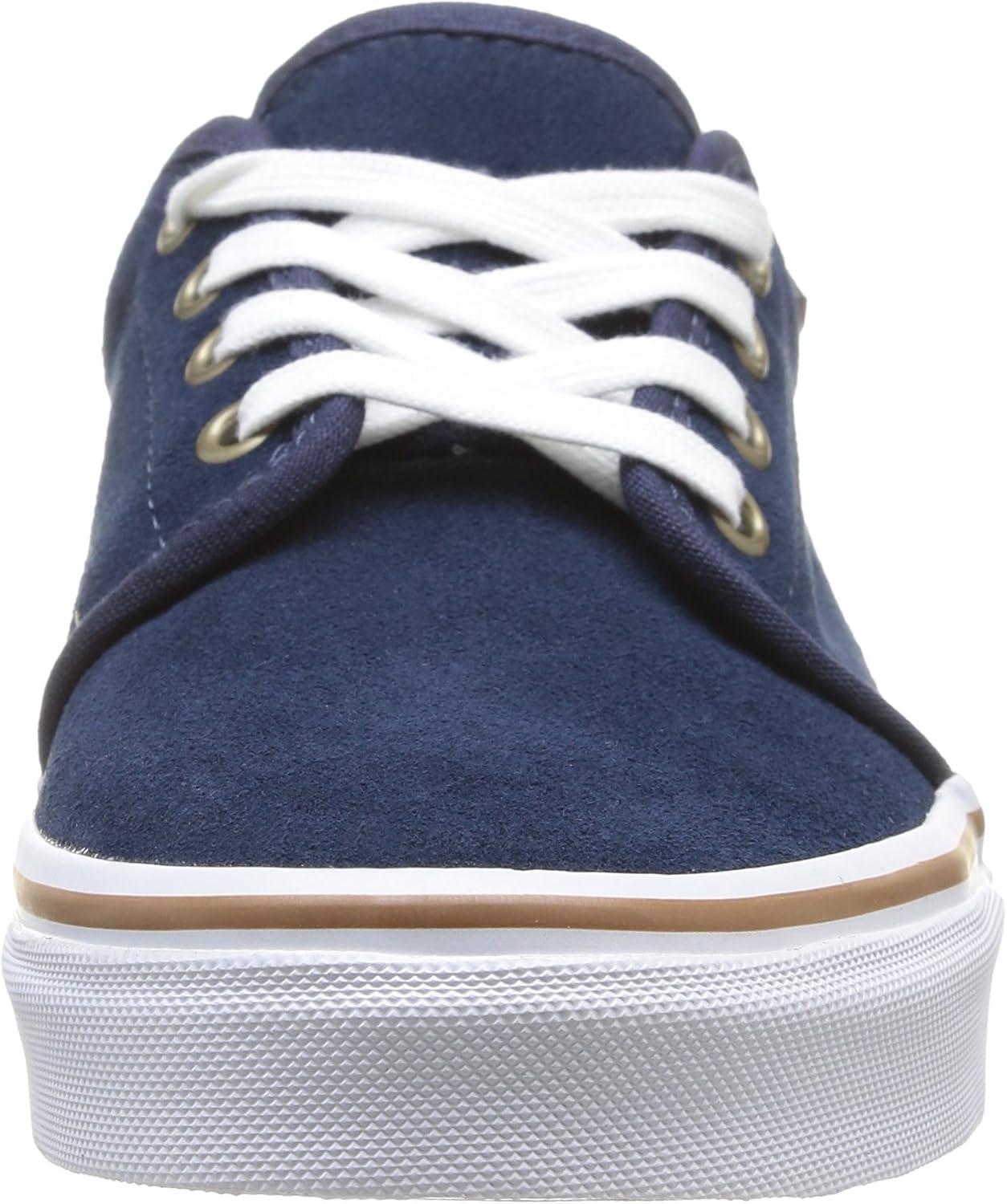 imageVans UnisexChild Hightop TrainersBlue Bleu SuedeHerringb